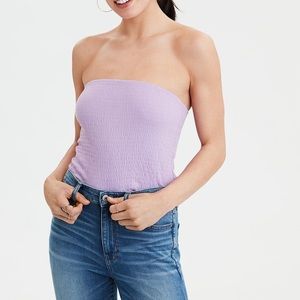 purple tube top